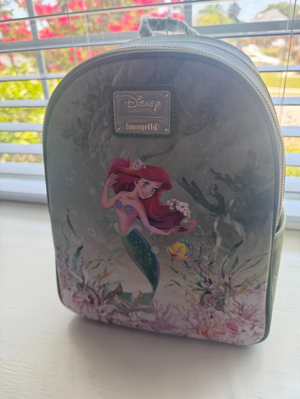 Disney Loungefly Green Ariel Mini Backpack New with Tags